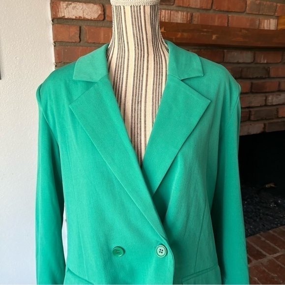 NWT Ena Pelly Jolie Blazer in Evergreen Sz 6 - Picture 6 of 11
